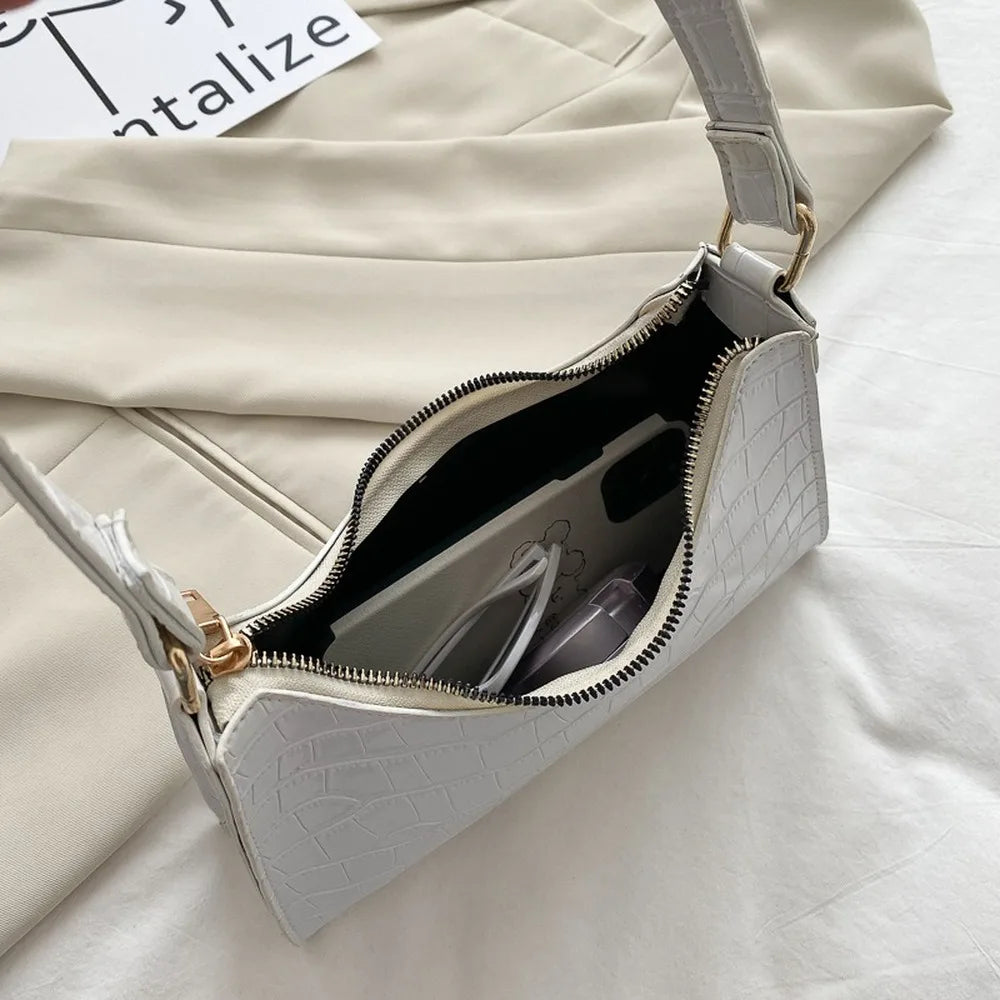 bags : Retro Schoudertas Dames Beige - Vintage Stijl PU-Leer - PU-Leer in van Pantino