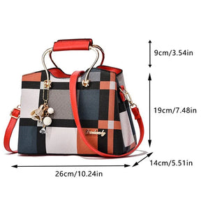 bags : Crossbody Tas Dames Zwart - Kleurblok Design - Kunstleer in van Pantino