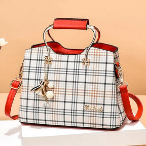 bags : Crossbody Tas Dames Zwart - Kleurblok Design - Kunstleer in van Pantino