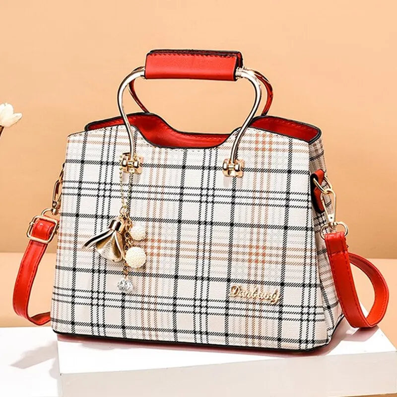 bags : Crossbody Tas Dames Zwart - Kleurblok Design - Kunstleer in van Pantino