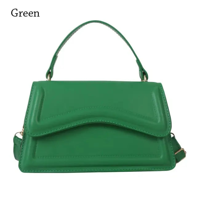 bags : Leren Schoudertas voor Vrouwen met Crossbody-Stijl Dames - Wit in Groen van Pantino