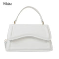 Borsa a tracolla in pelle per donna stile crossbody - Bianca