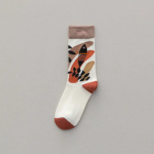 Socks : FunnySocks - Dames Katoenen Sokken in Stijl 4 van Pantino