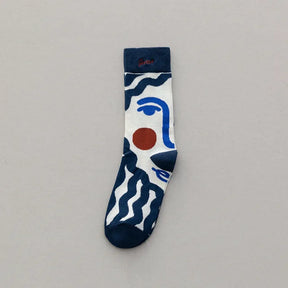 Socks : FunnySocks - Dames Katoenen Sokken in Stijl 8 van Pantino