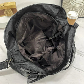 bags : Schoudertas Dames Beige - Leren Hobo- voor in van Pantino