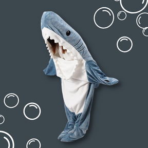 home & garden : SharkieCuddle - Gezellige Vissenvin Deken in van Pantino