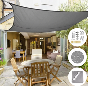 outdoor equipment : GardenFeel Schaduwdoek - Waterafstotend & Beschermend, Decoratief voor Jouw Balkon of Terras Heren Grijs in van Pantino