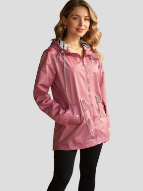 outdoor equipment : Waterdichte Jas - Ultimale Bescherming voor Buitenavonturen - Fuchsia in van Pantino