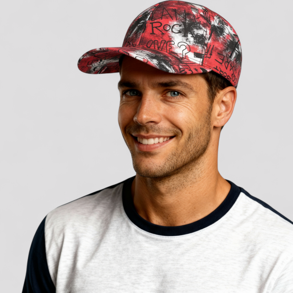 Baseball Cap : Pet Heren Zwart - Stijlvolle Graffiti Snapback - En Comfortabel Baseball in van Pantino