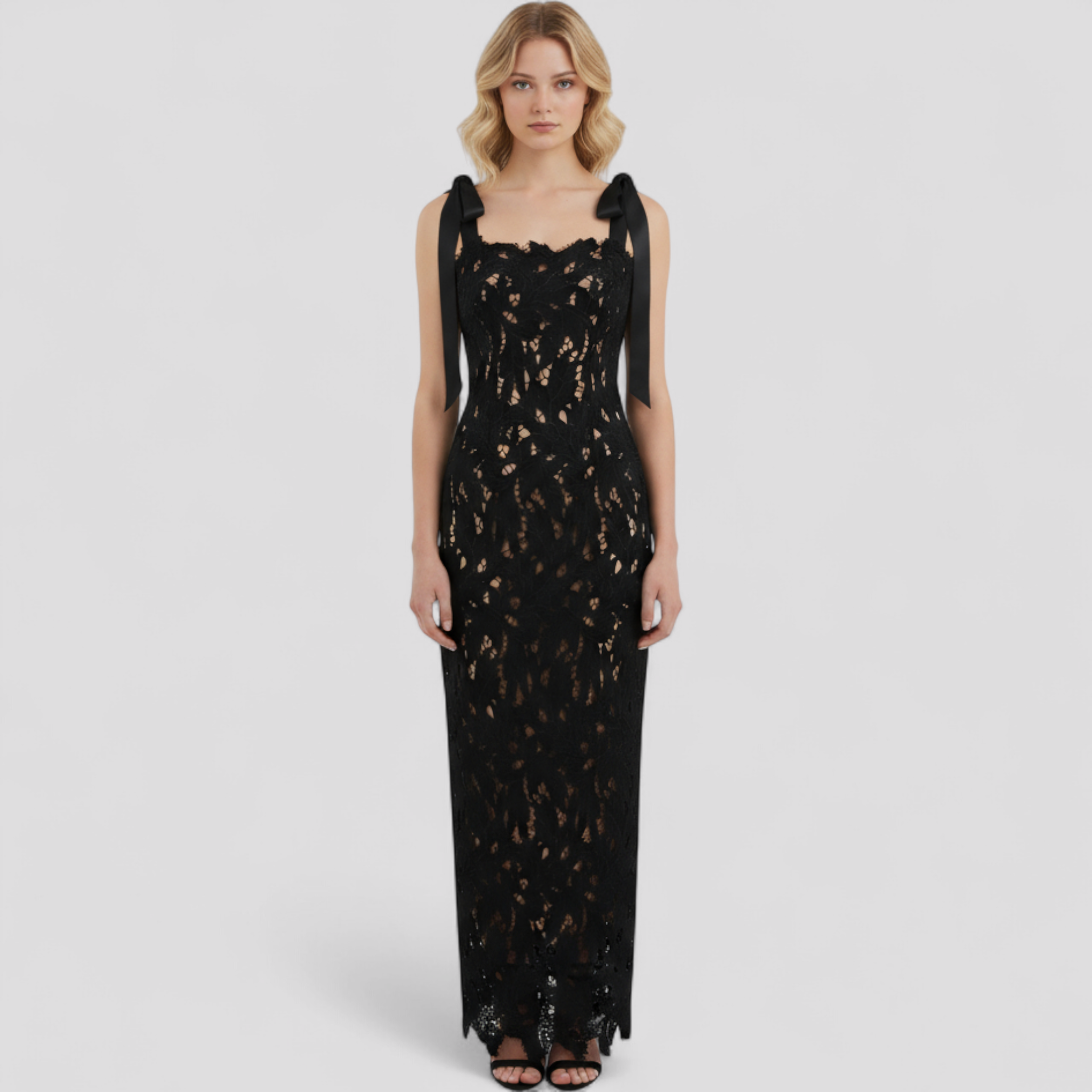 Dresses : Elegante Zwarte Dames Kokerjurk met Boothals en Lange Mouwen van Elastische Jersey in van Pantinoshop