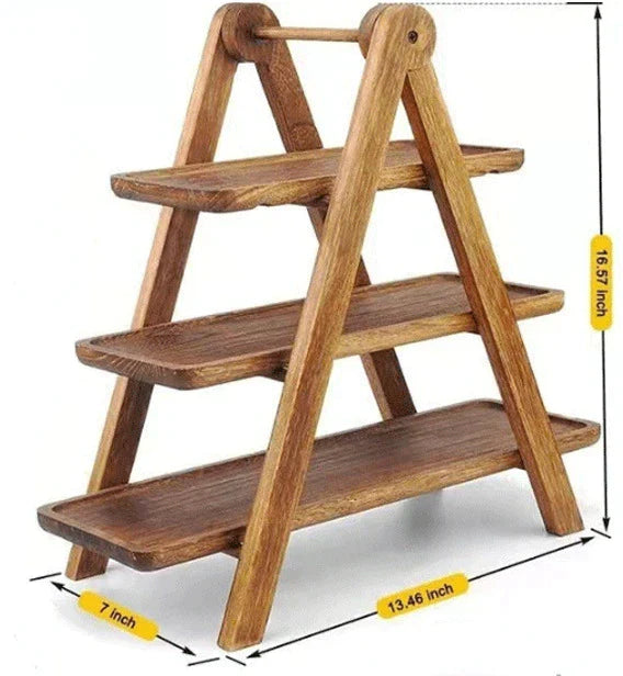 home & garden : Houten Serveerschaal - Decoratief Fruit en Snacks Serveren - Hout in van Pantino