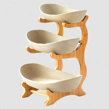 home & garden : FruitStack - Creatieve Fruitschaal 3 Lagen - Groen in Beige van Pantino