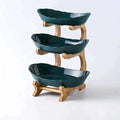 FruitStack - Creatieve Fruitschaal 3 Lagen - Groen