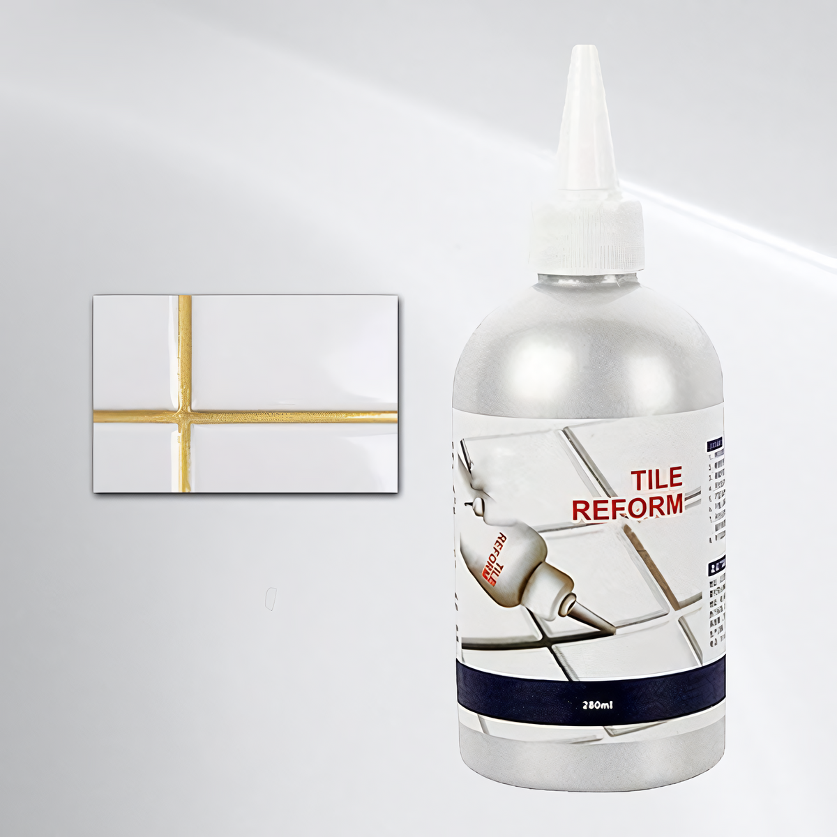 TD - Repair - Accessoires : Witte Voegenstift - Waterdicht & Schimmelwerend Tegelherstel in Goud van Thomler