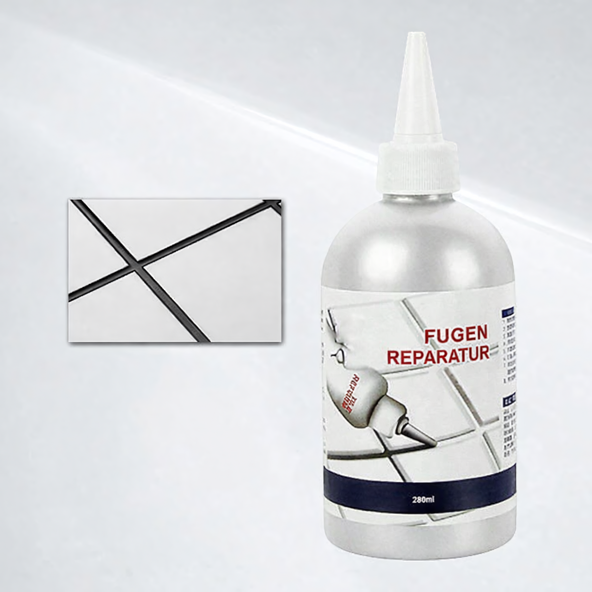 TD - Repair - Accessoires : Witte Voegenstift - Waterdicht & Schimmelwerend Tegelherstel in Zwart van Thomler