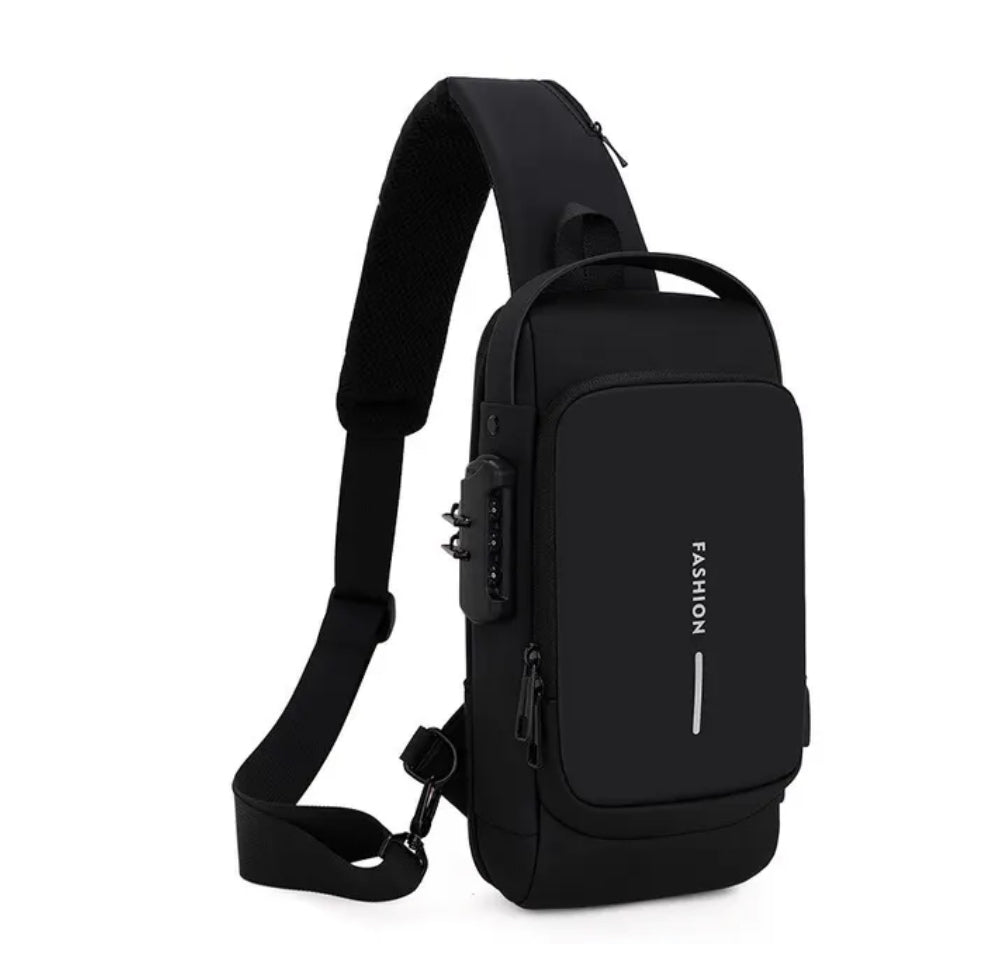 bags : Multifunctionele Schoudertas - Zwart in Zwart van Pantino