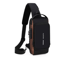 bags : Multifunctionele Schoudertas - Zwart in Zwart Bruin van Pantino