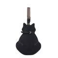 Schattige Katten Tas Dames Bruin - Cat Design Compact - PU-Leer