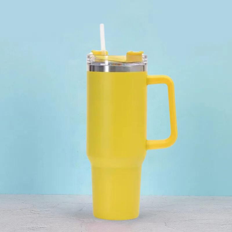 outdoor equipment : HeatGuard - De Beste Thermofles die Jij Ooit Zult Hebben - Donker Blauw in Geel 1200ML van Pantino