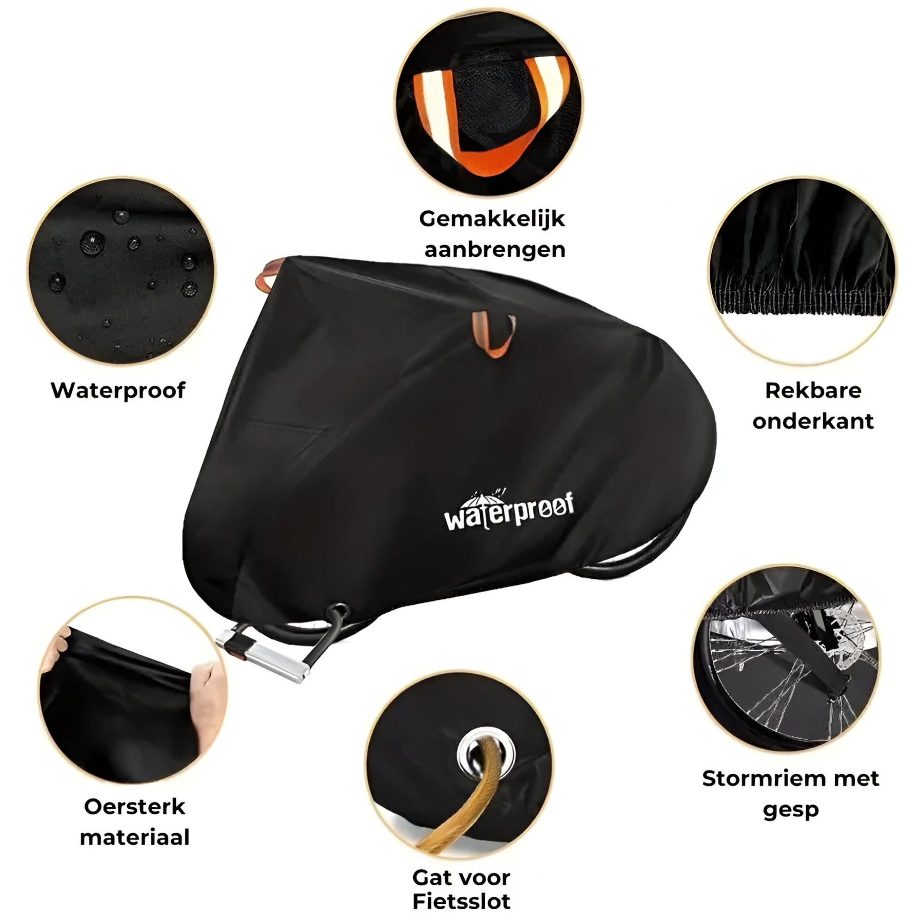 outdoor equipment : Gel Fietszadelhoes Waterdicht & Universeel - Comfortabel Zadeldek voor Heren & Dames in van Pantino