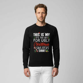 Sweaters : Foute Kersttrui Heren met Humoristische Slogan - Zwart in van Pantino