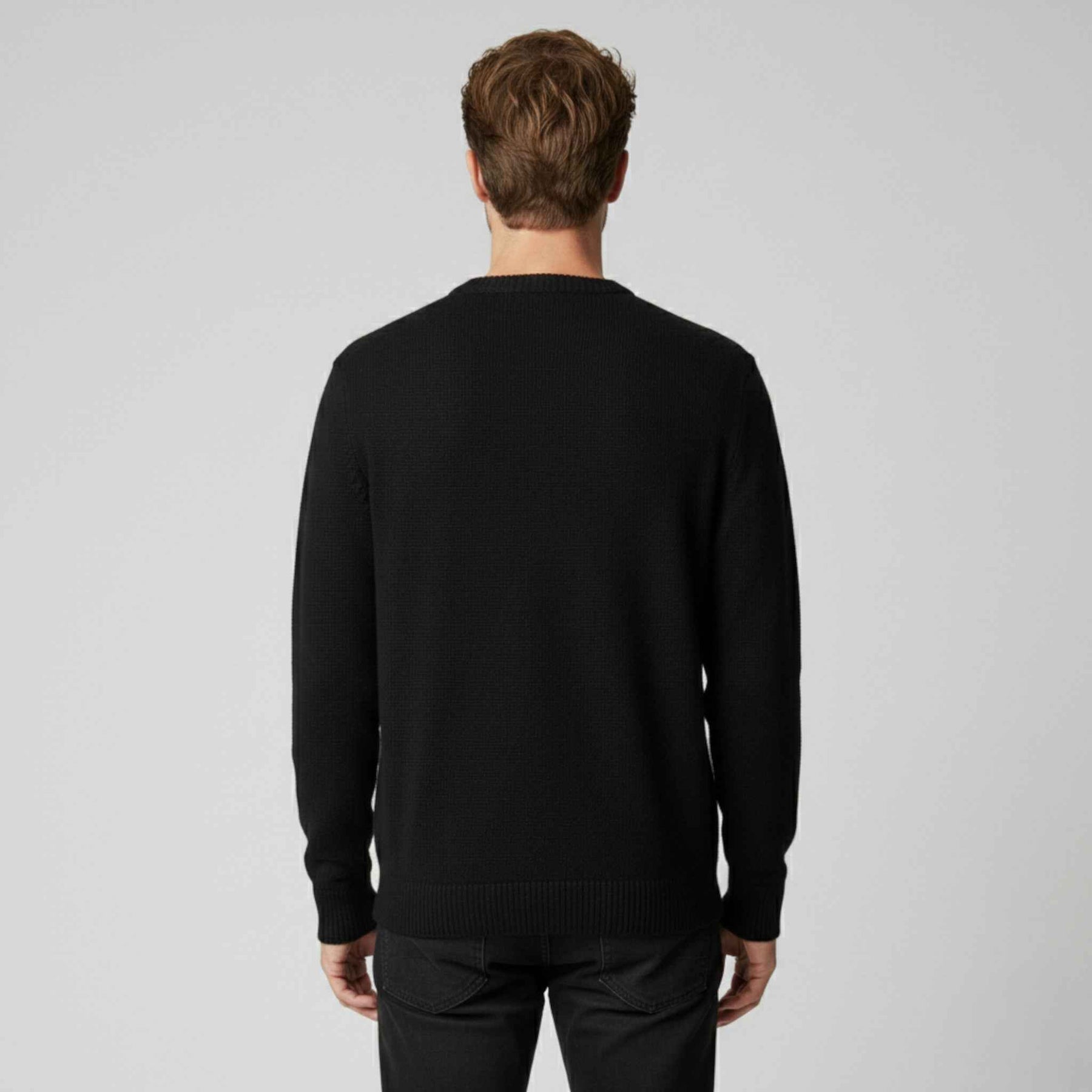 Sweaters : Foute Kersttrui Heren met Humoristische Slogan - Zwart in van Pantino
