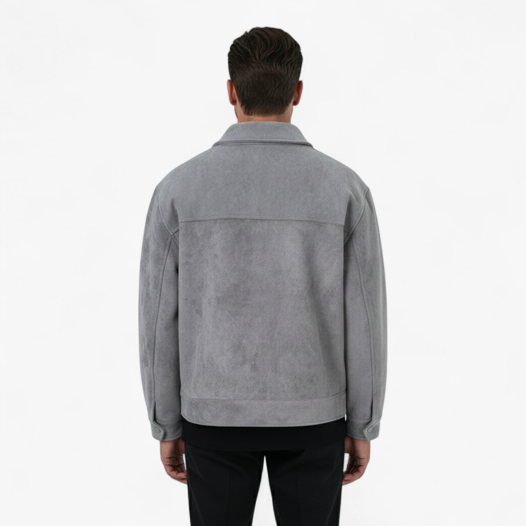 Herenjassen en -jassen : Heren Casual Multi Pocket Jas - Grijs in van Pantino