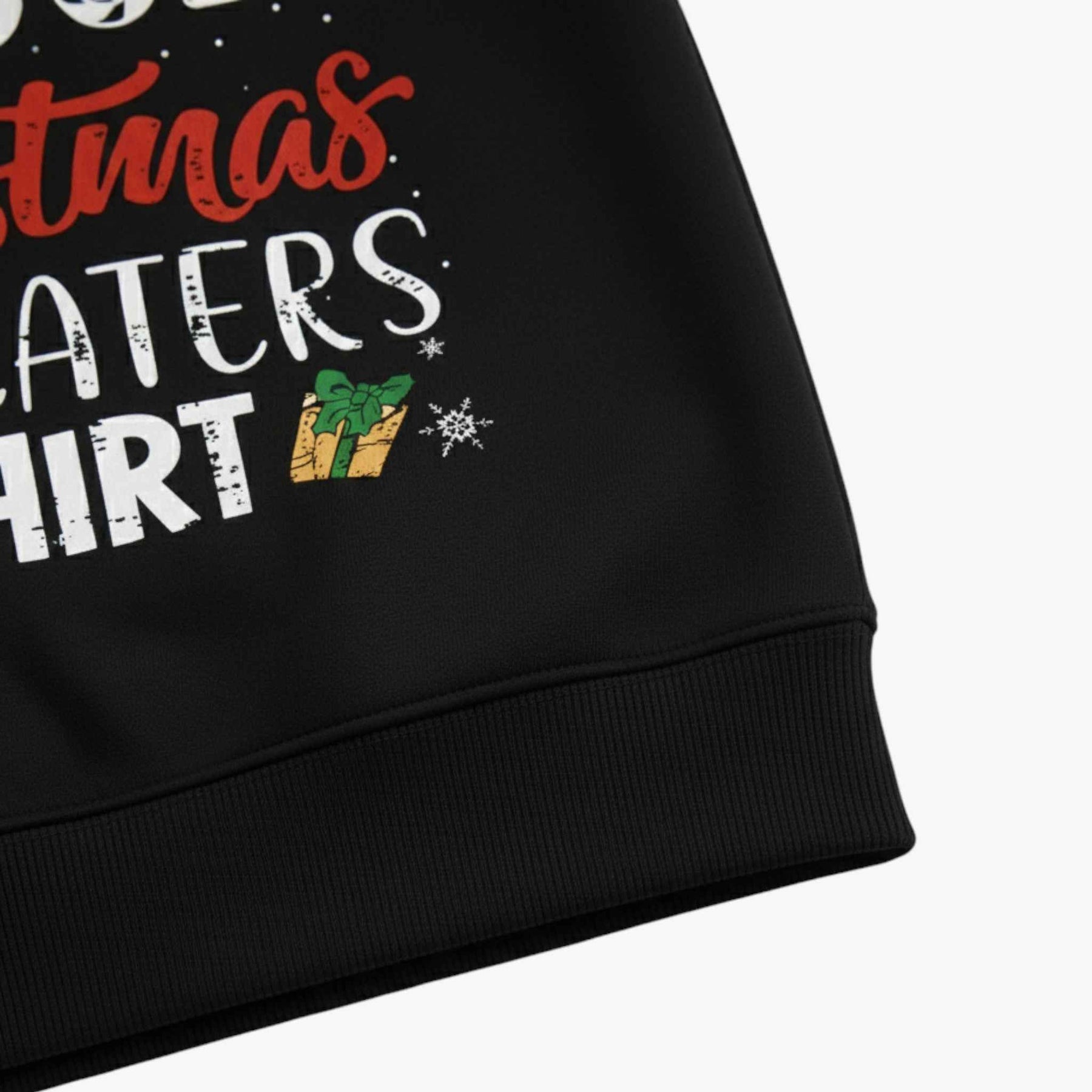 Sweaters : Foute Kersttrui Heren met Humoristische Slogan - Zwart in van Pantino