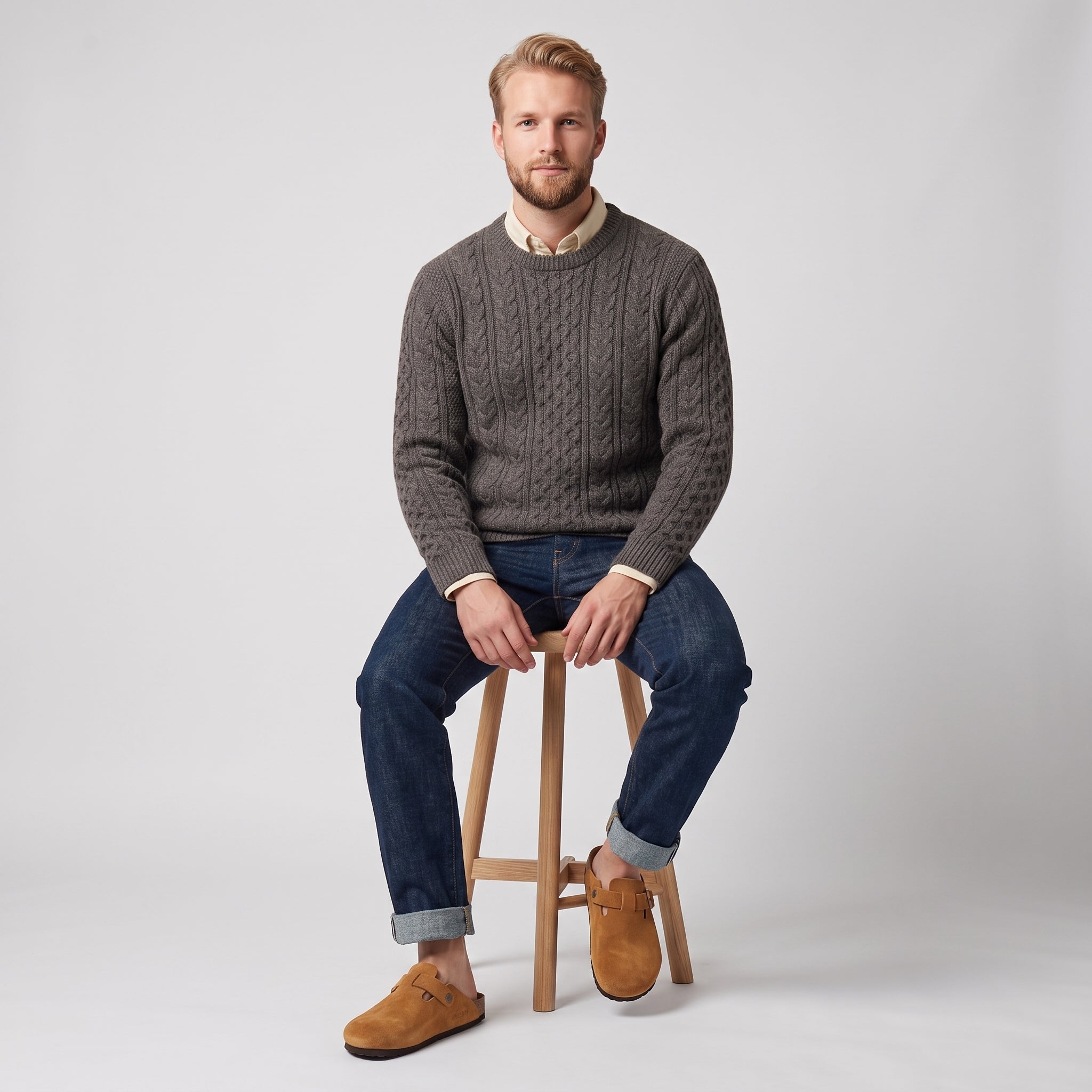 Fashion : Dames Slippers Orthopedisch Suède Kurk Voetbed in van Jeecey