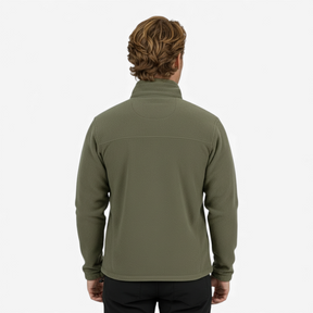 Heren Bovenkleding : Heren Slim Fit Winterjas van Polarfleece - Groen in van Pantino