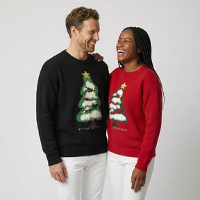 Sweaters : Unisex Warme Wintertrui voor Koude Dagen - Rood in van Pantino