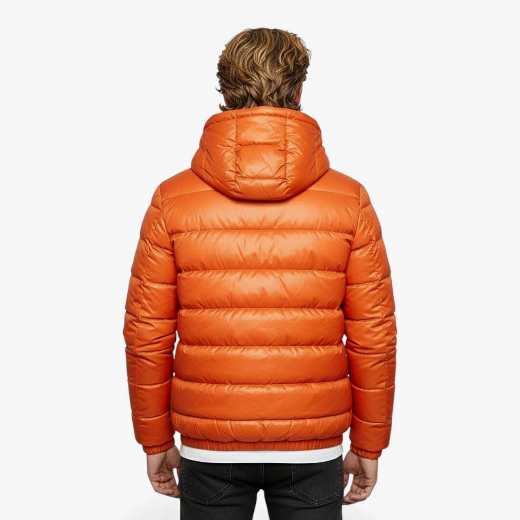 Herenjassen & -jacks : Heren Jas Winter met Capuchon - Blauw in van Pantino