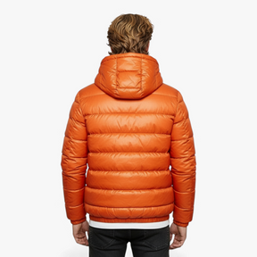 Herenjassen & -jacks : Heren Jas Winter met Capuchon - Blauw in van Pantino