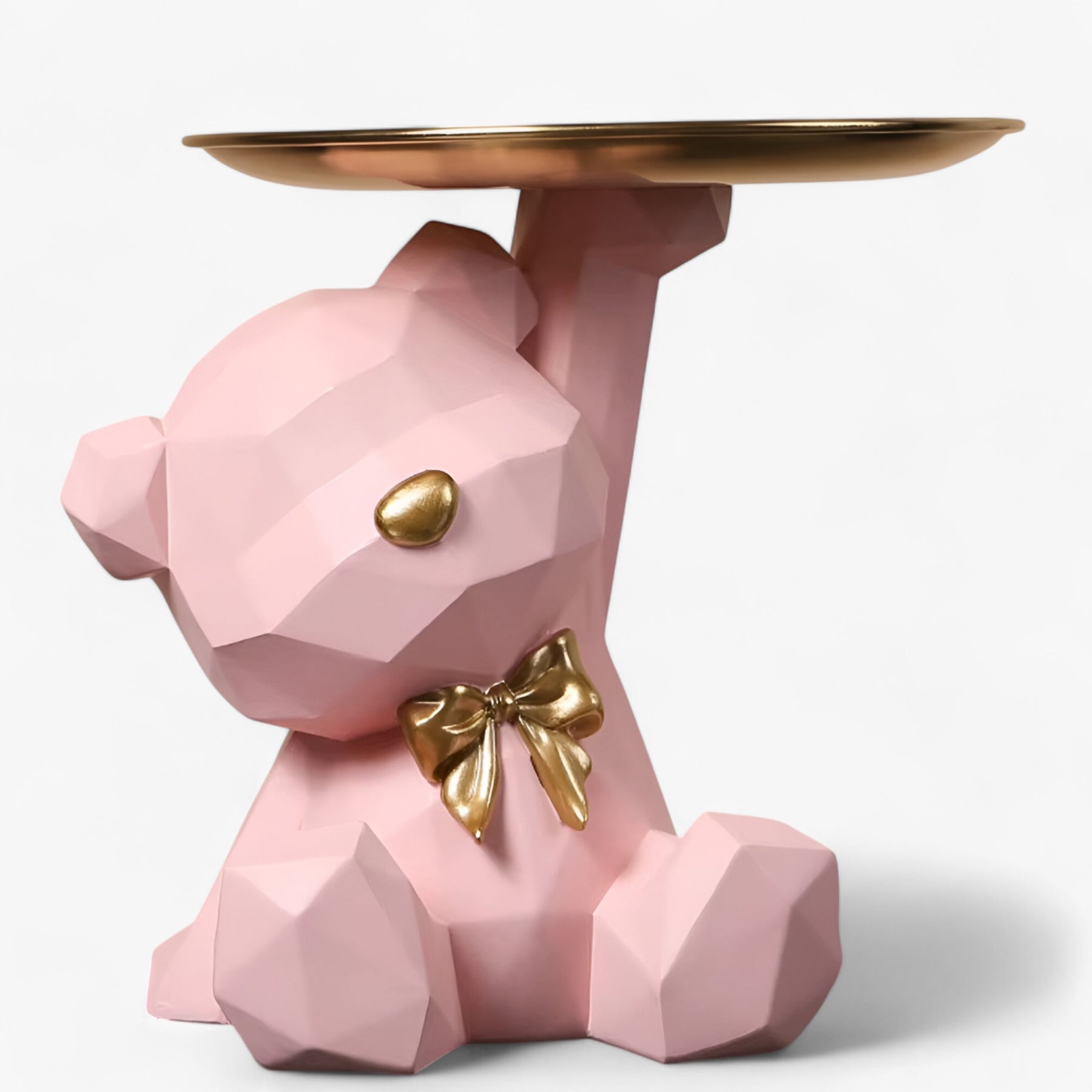 Key Holder : Geometrische Beer Sleutelhouder van Resin – Decoratief Design in van Pantino