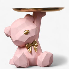 Key Holder : Geometrische Beer Sleutelhouder van Resin – Decoratief Design in van Pantino