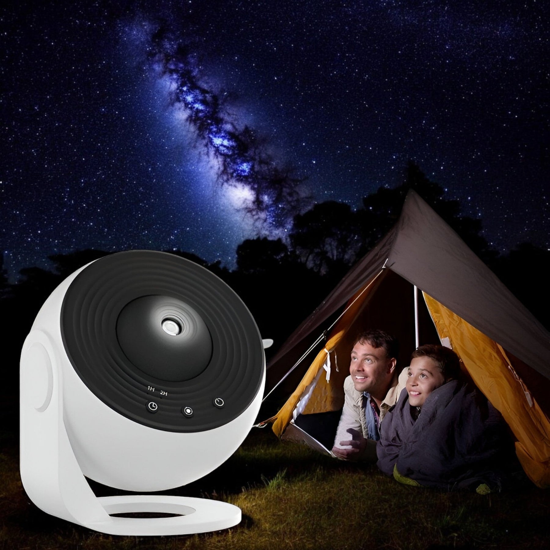 gadgets : Cosmoglow Sterrenhemel Projector - Magisch en Ontspannend - Wit in van Pantino