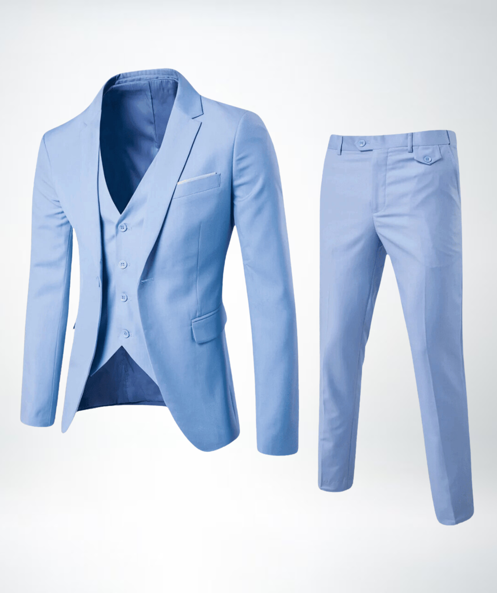 Heren Kostuum 3-delig Slim Fit Elegant - Modern Feestpak