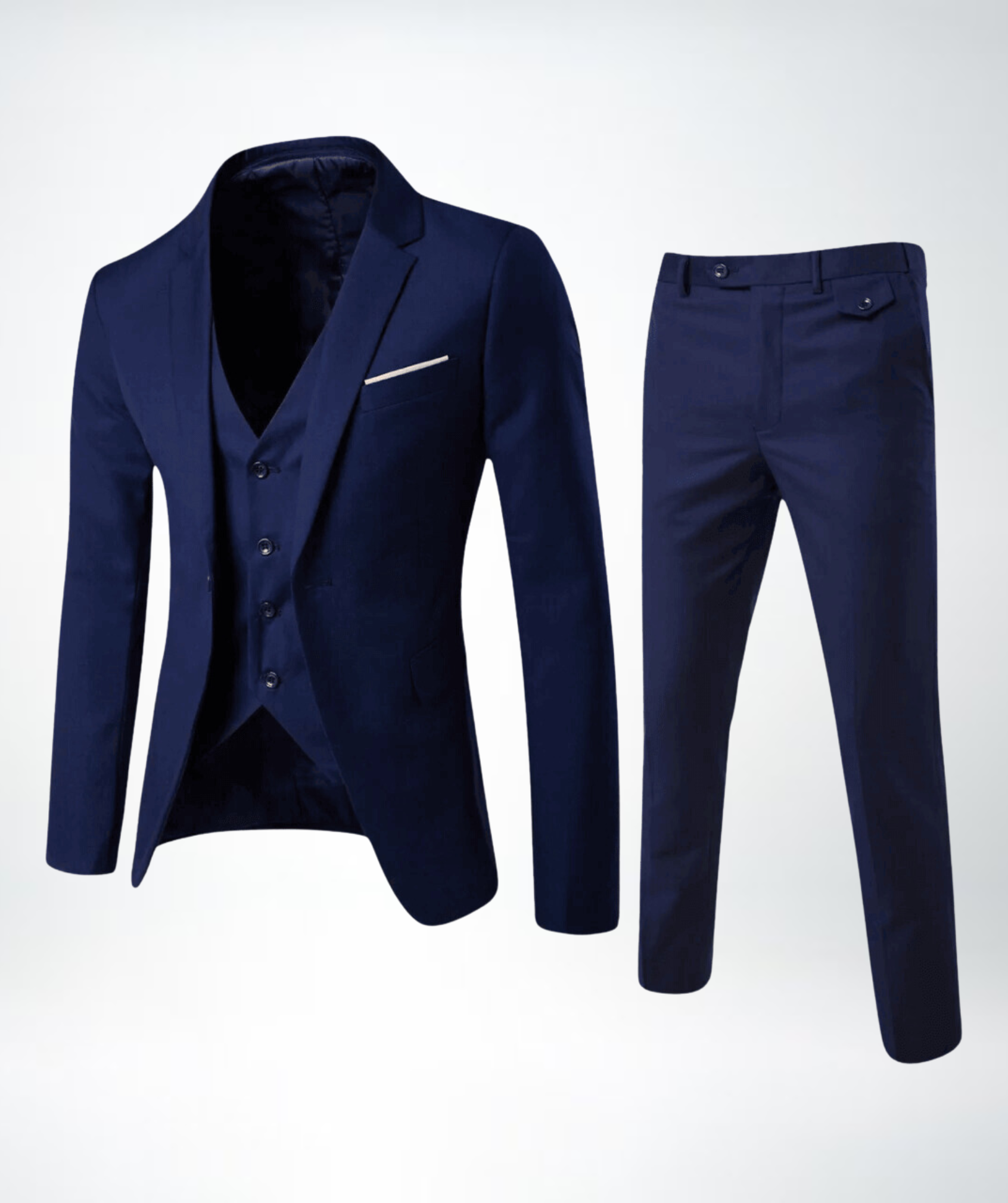 Heren Kostuum 3-delig Slim Fit Elegant - Modern Feestpak
