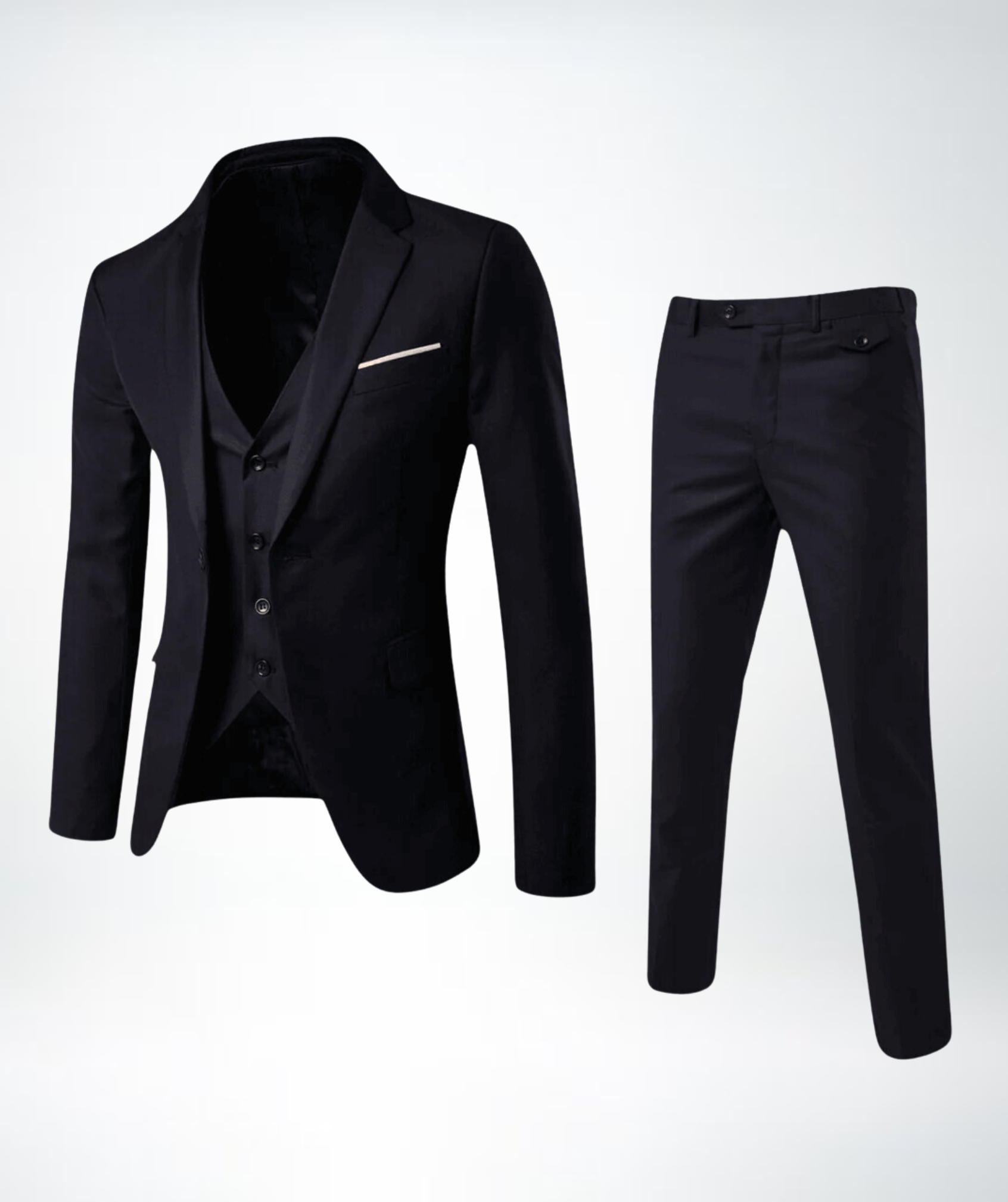 Heren Kostuum 3-delig Slim Fit Elegant - Modern Feestpak