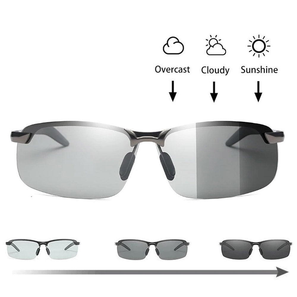 Sunglasses : Photochrome Sunglasses Heren - Zwart in van Pantino