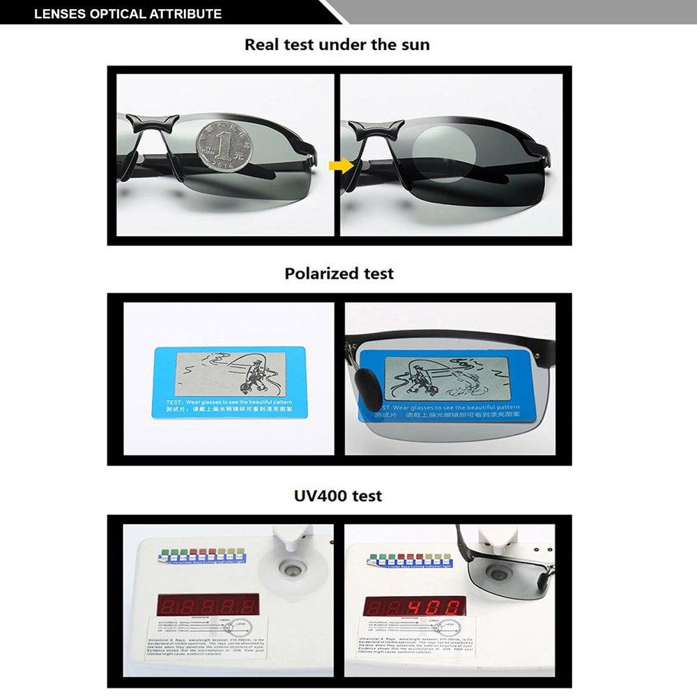 Sunglasses : Photochrome Sunglasses Heren - Zwart in van Pantino