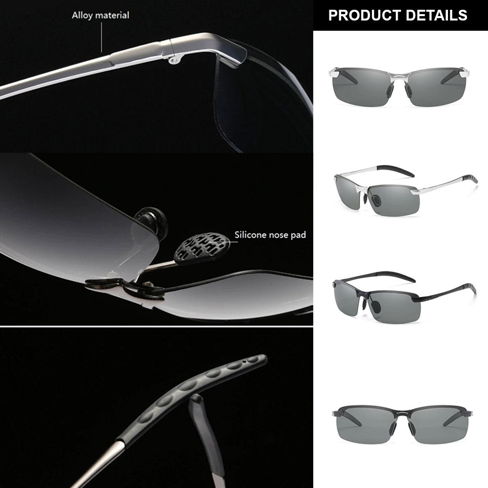 Sunglasses : Photochrome Sunglasses Heren - Zwart in van Pantino