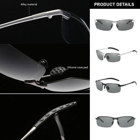 Sunglasses : Photochrome Sunglasses Heren - Zwart in van Pantino