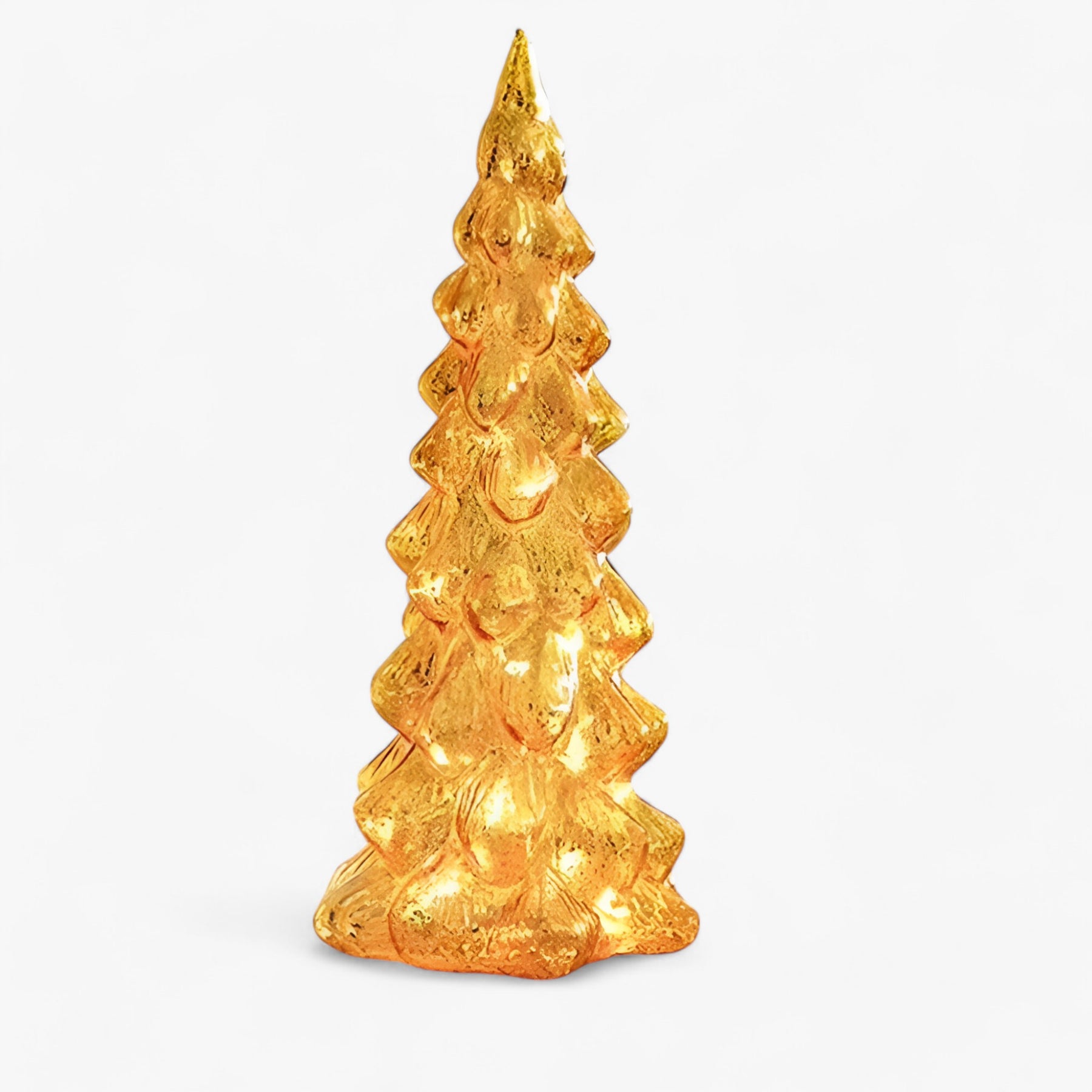 home & garden : Glazen Verlichte Kerstboom - Groen in van Pantino
