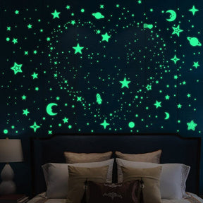 home & garden : Luminous Stars Stickers Kinderen in van Pantino
