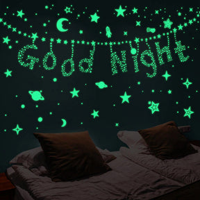home & garden : Luminous Stars Stickers Kinderen in van Pantino
