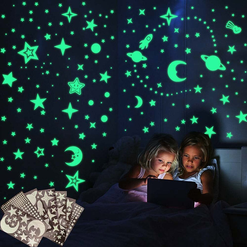 home & garden : Luminous Stars Stickers Kinderen in van Pantino