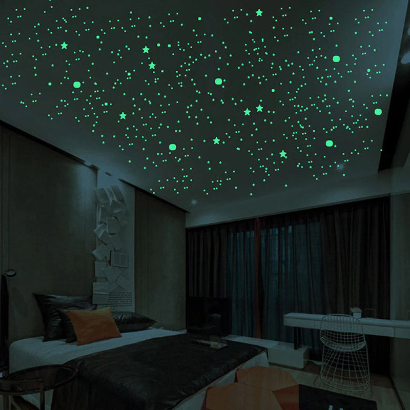 home & garden : Luminous Stars Stickers Kinderen in van Pantino