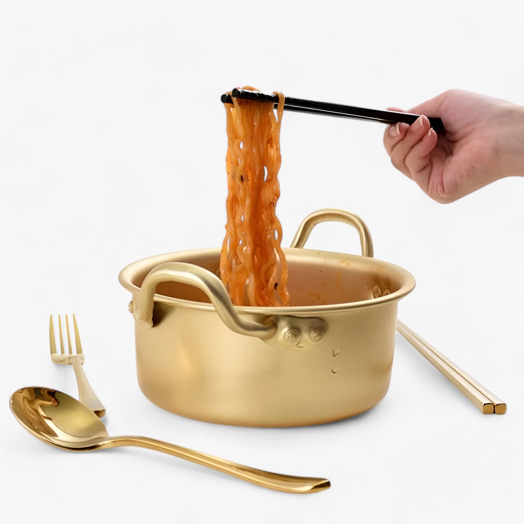 home & garden : Gouden Noodle Pot Aluminium in van Pantino