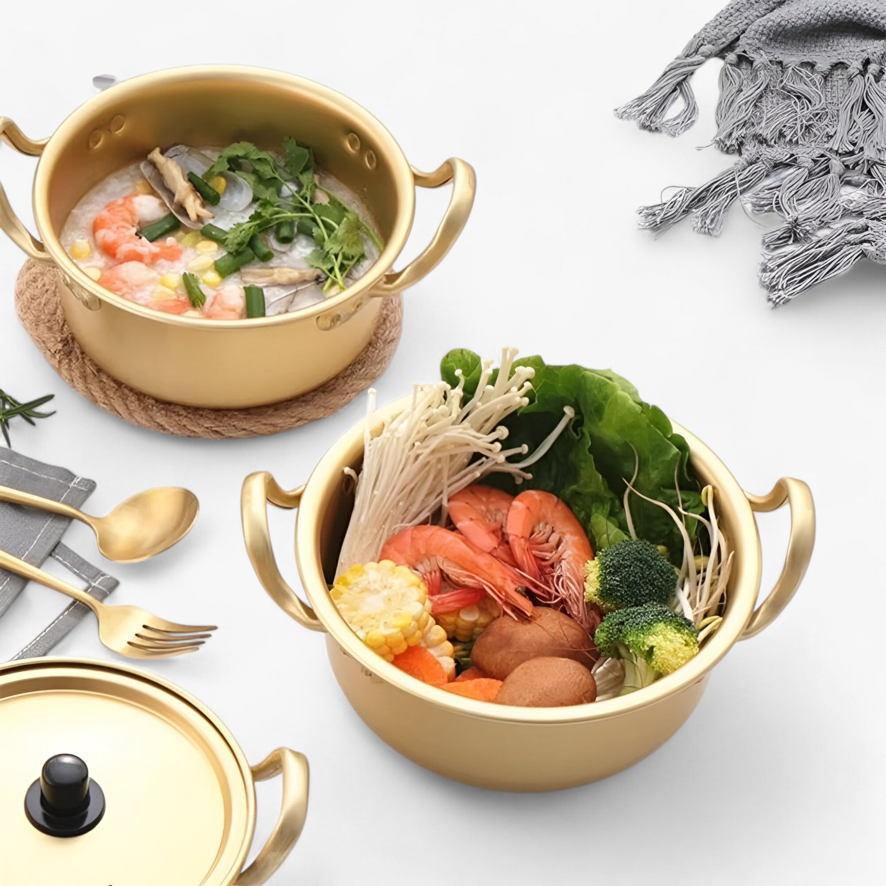 home & garden : Gouden Noodle Pot Aluminium in van Pantino